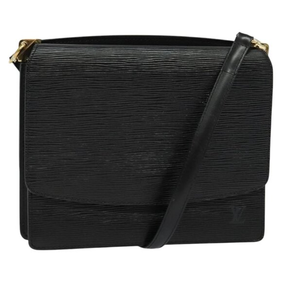 LOUIS VUITTON Epi Grenel Shoulder Bag Black M52362 LV Auth 139883 - Picture 1 of 16